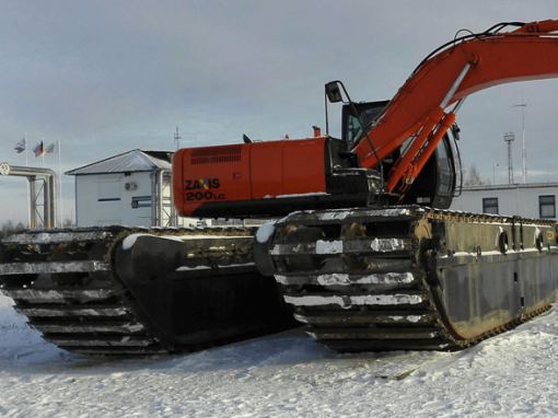 AE240 Floating Amphibious Excavator