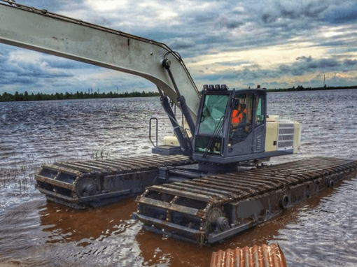 AE360 Floating Amphibious Excavator