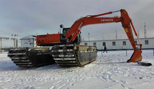 30 tons pontoon undercarriage